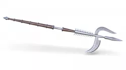 Ancient Low poly weapon spear