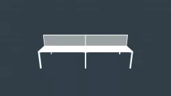 Axis Double Sided Workspace Upholstered Screens