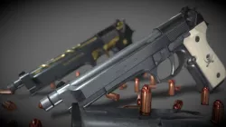 Black Lagoon Beretta 92F "Sword Cutlass"