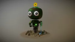 Cute Robot - Sketchfab Modeling Challenge