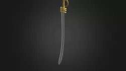 Desert Themed Sword with a snake guard