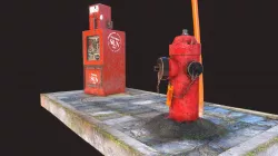 Fire Hydrant Side Walk