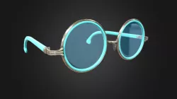 Glasses Metal Frame Retro Classic Vintage Mint