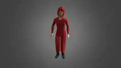 "La Casa De Papel" Low Poly Dali bankrobber