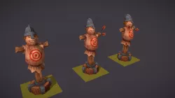 Low poly dummy training
