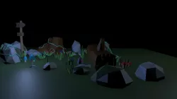 Low poly environment assets