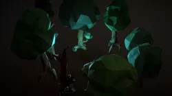 Low poly trees