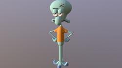 3D file Squidward - SpongeBob SquarePants 🦑・3D print object to  download・Cults