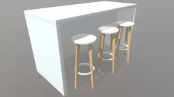 Vibe Counter Panel Table