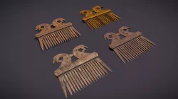 Viking Dragon Comb