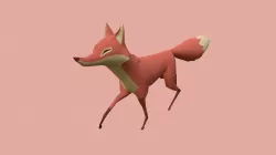 walking fox