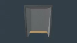 Wall Mounted Phone Booth