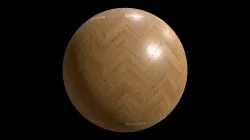 Wood Flooring Oak Chevron Castle Brown 001