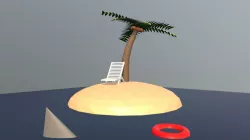 Blender Mmb Primitives - Beach Scene
