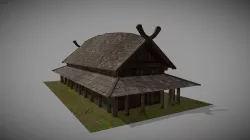 Casa Viking (Longhouse) - Textura