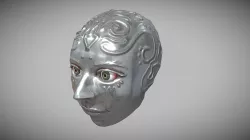 creepy head