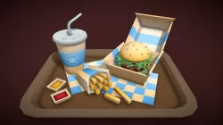 Fast Food Tray Prop