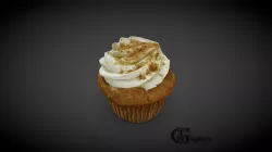Frosted Cupcake 3dScan Clean