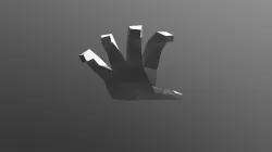 Hand low poly