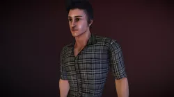 Hunky guy with idle animation