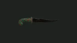 Khanjar-inspired dagger