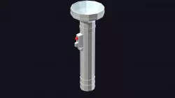 Low Poly Retro Flashlight