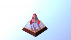 Low Poly Rocket