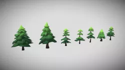 Low Poly Trees