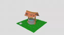 Low poly Well