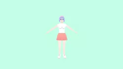 Lowpoly dancer Character