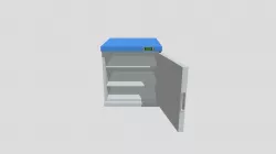 Medical Fridge Open