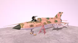 MiG 21 - Rigged & Animated - with Interior - M4