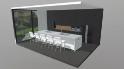 Modern Kitchen Scene