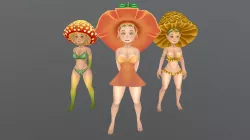 Mushroom girl