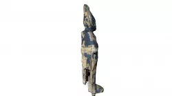 Osiris wooden statue