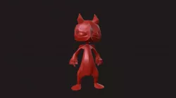 Red Devil Low poly