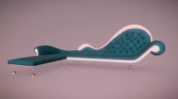 Stylized Sectional Couch