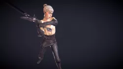 Teenage Ciri with Zireael