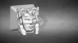 3D Hesman keycap (Voltron)