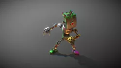 3DCoat BaseModel Texturing(Cyberpunk)