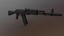 AK74M lowpoly