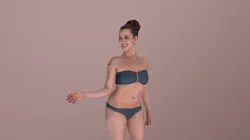 Beach Woman Bikini Standing Couple Yvette