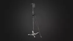Crutch and IV Drip