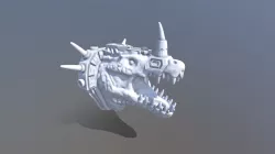 Dread Saurian Head