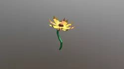 Flower low poly