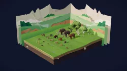 Low Poly Prehistoric Animals