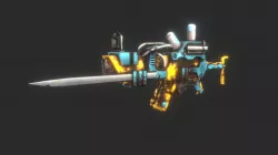 Sci-fi rifle
