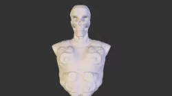 Sculptember Day 7 & 8 Plated Monster