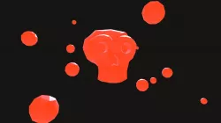 Sketchbook 3 - [Glowing Skull]