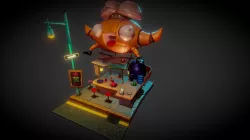 Stylized PBR Food Truck